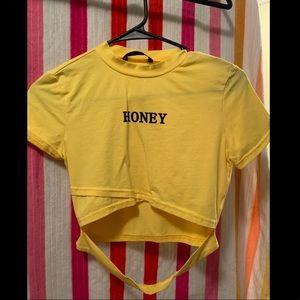 Honey Cropped Tee